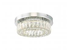  F1915CH-40K - Avista Gem 15" RD LED Flush Mount